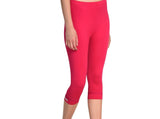 Women's Lycra Capri with Lace and stud - UK Sweater House